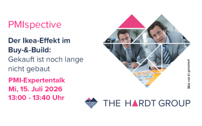 15. Juli 2026 – PMIspective – Der IKEA-Effekt im Buy-&-Build: Gekauft ist noch lange nicht gebaut – PMI-Expertentalk